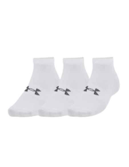 Calcetines Under Armour Essential Low 3 pk Blanco - Rendimiento