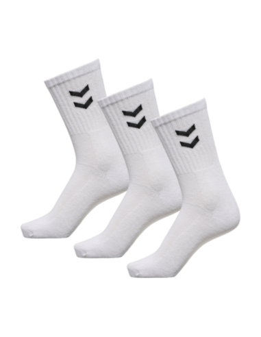 Hummel pack3 calcetines croos blanco