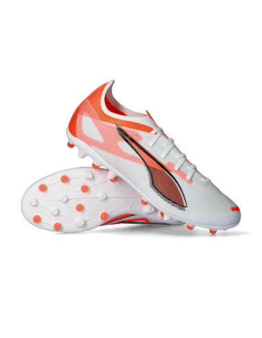 Puma Ultra 5 Match MG Blanco Naranja