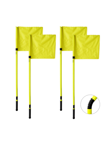 Zastor set 4 banderines corner futbol
