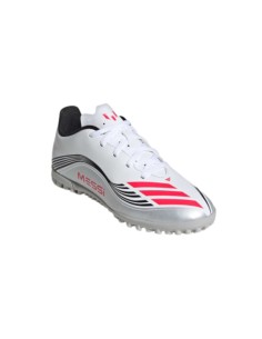 Adidas F50 Messi Club TF J Blanco Gris 2