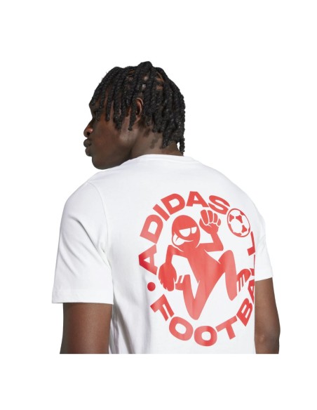 Adidas camiseta ftb sticker g t blanca