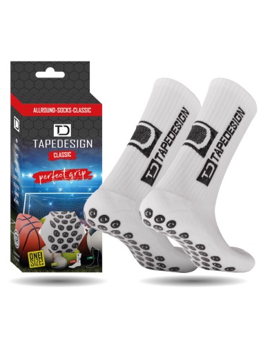 Tapedesign calcetin antideslizante blanco senior