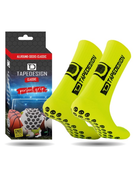 Tapedesign calcetin antideslizante amarillo senior