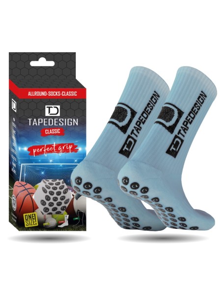 Tapedesign calcetin antideslizante celeste senior