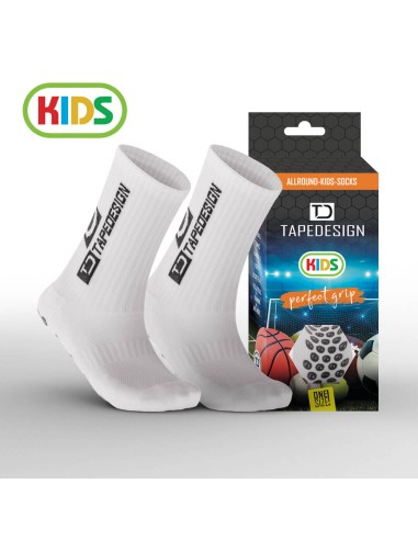 Tapedesign calcetin antideslizante blanco junior