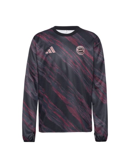 Adidas bayer sudadera pre match negro