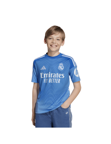 Adidas camisa portero real madrid azul 25 26
