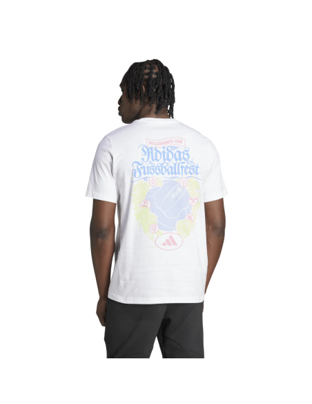 Adidas camiseta wiesn g t blanco