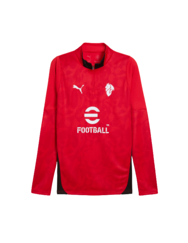 Puma sudadera entrenamiento milan rojo 25 26