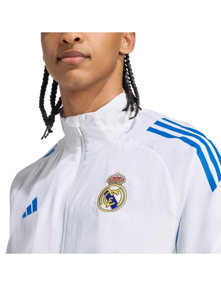 ADIDAS CHAQUETA REAL MADRID BLANCO 25/26